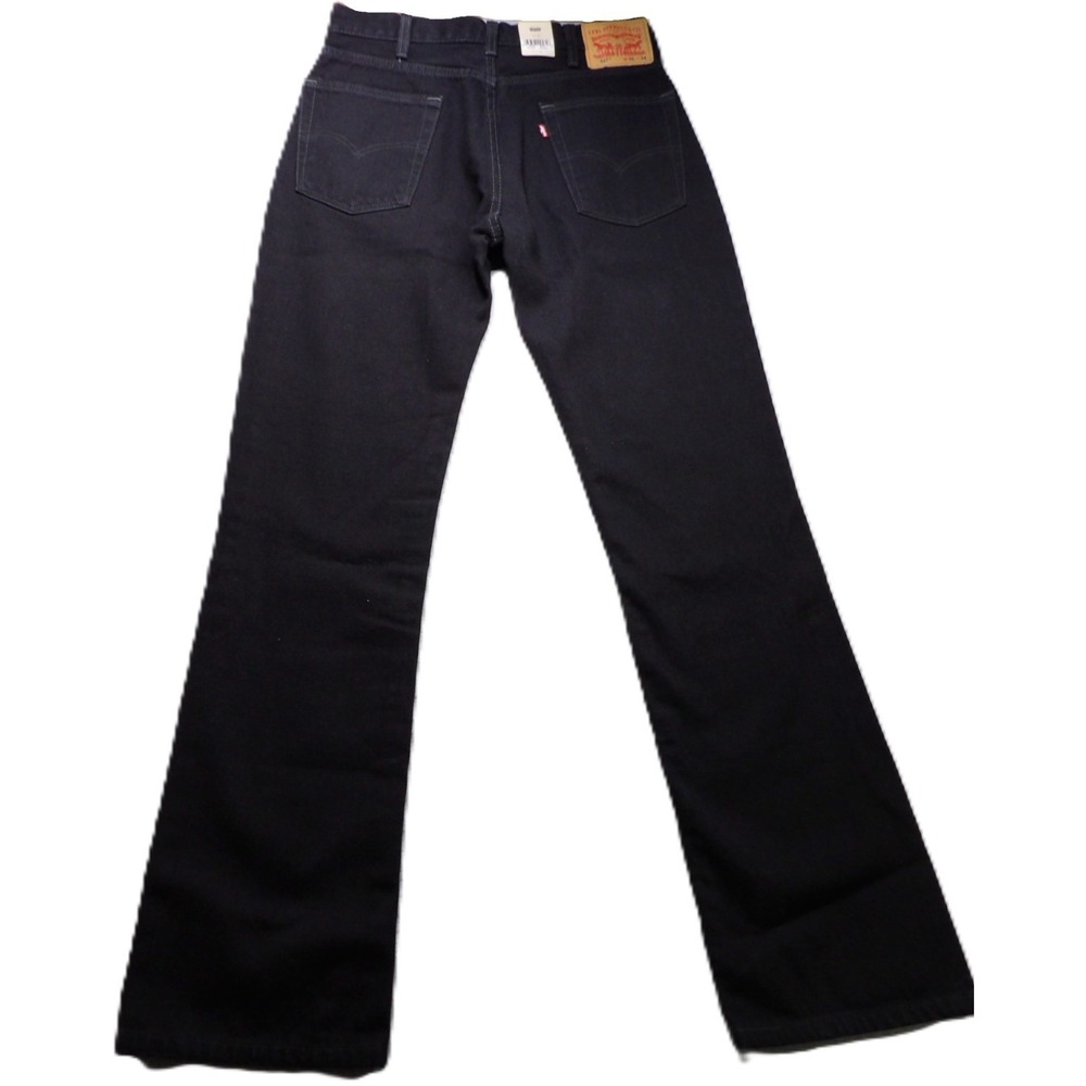 NWT Levis 517 Bootcut Jeans Men W31 L34 Black 100% Cotton Denim Western Cowboy